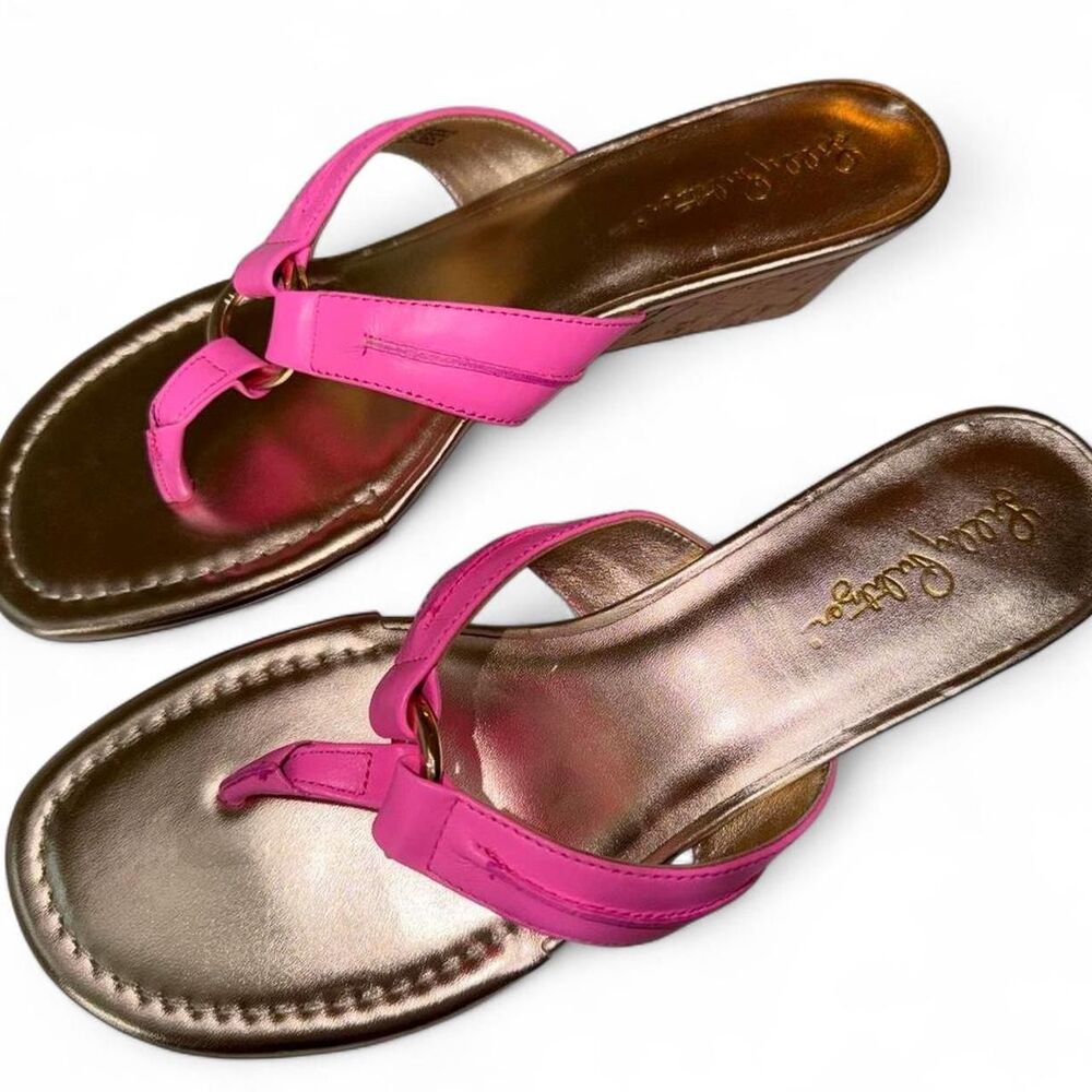 Lilly-pulitzer Women's Pink Sandals 9.5 pink